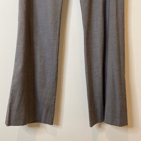 Hugo Boss Tulira Virgin Wool Slacks Full Length Dress Pants Office Exec Gray 6 - Picture 5 of 15